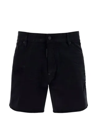 Dsquared2 Logo Patch Straight-Leg Shorts