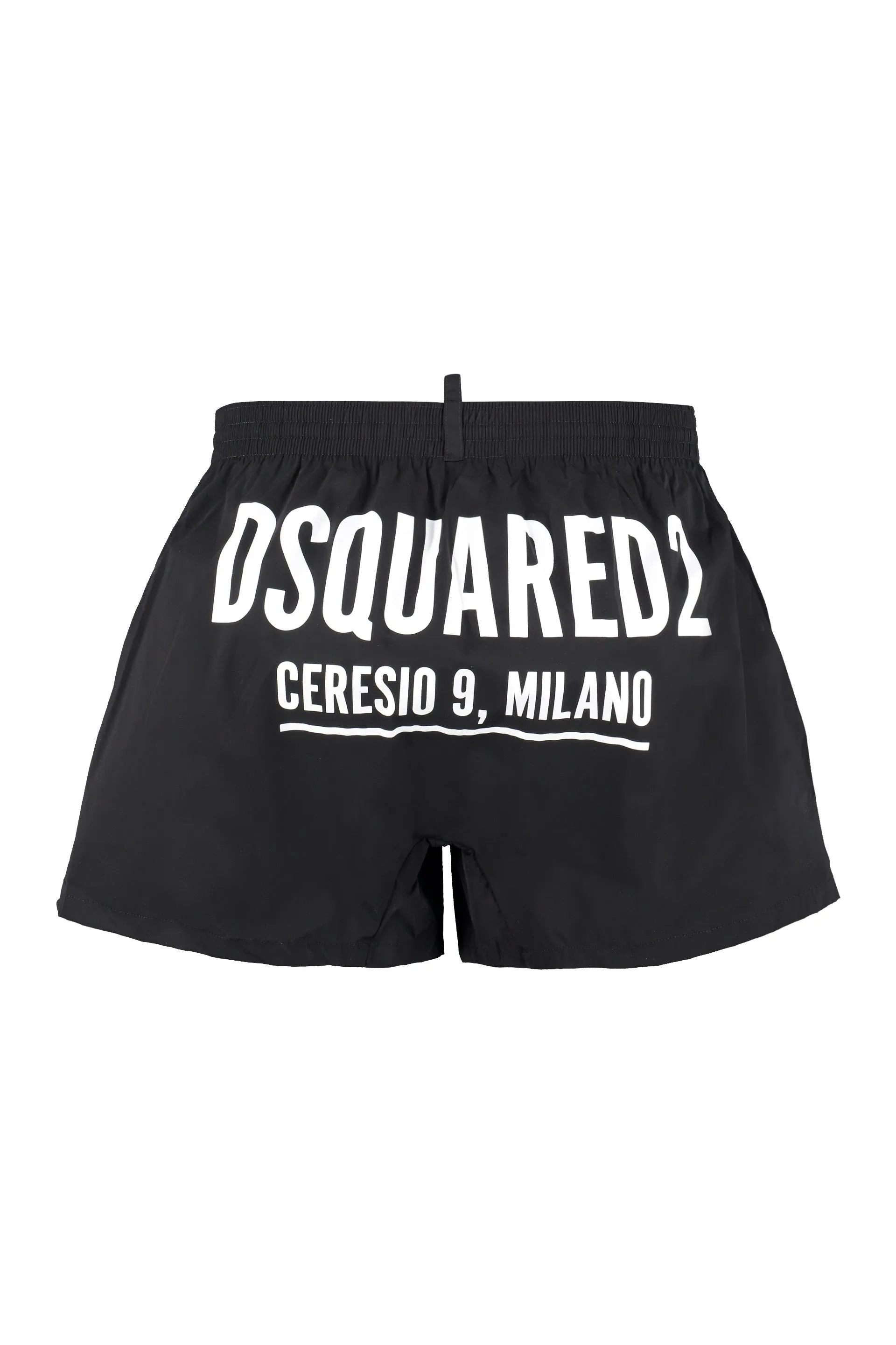 Dsquared2 Logo Printed Straight Leg Swim Shorts