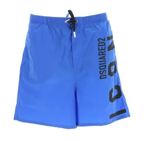 Dsquared2 Logo Printed Straight Leg Swim Shorts