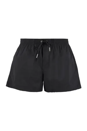 Dsquared2 Logo Printed Straight Leg Swim Shorts