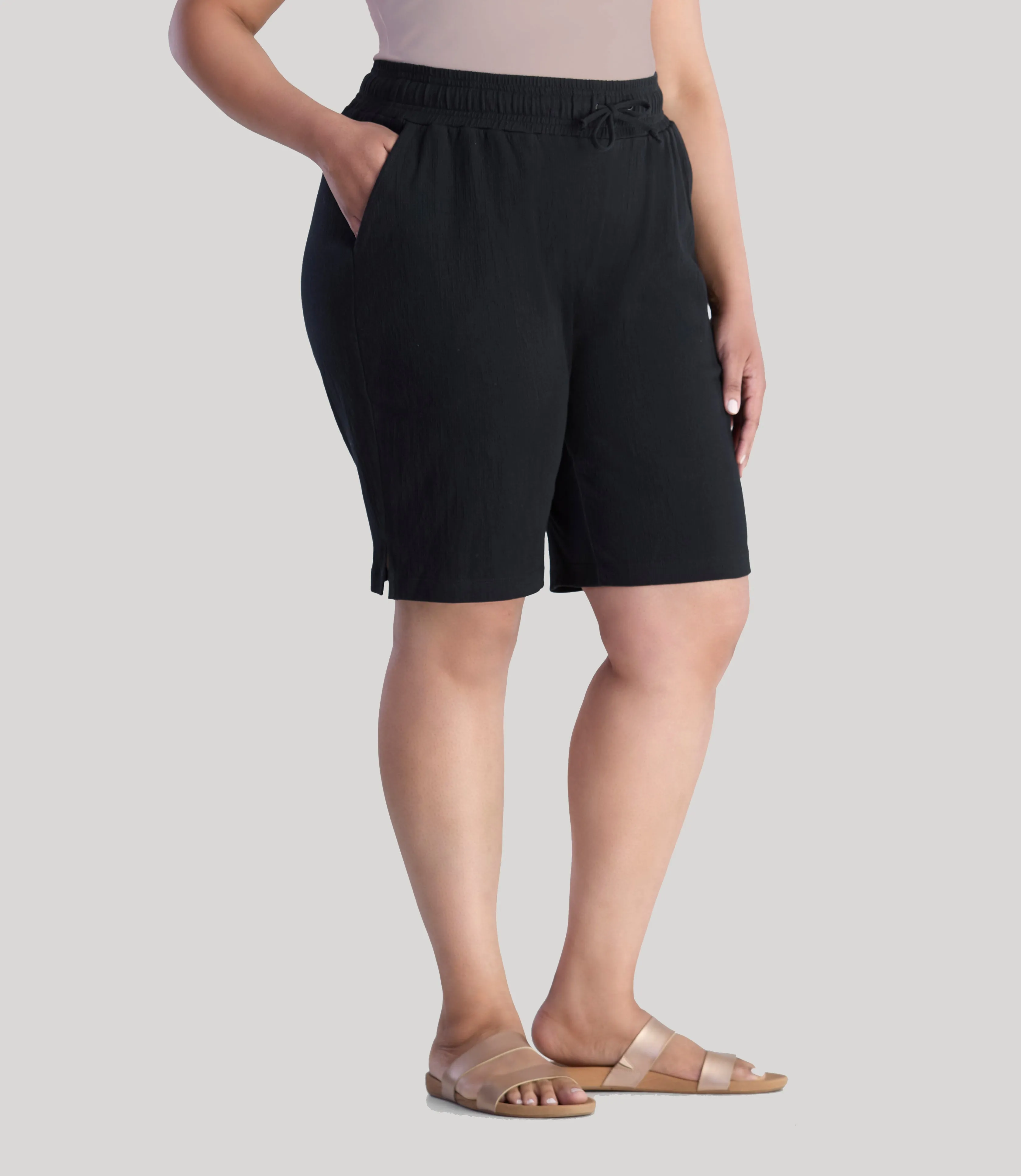 EZ Style Cottons Pocketed Short