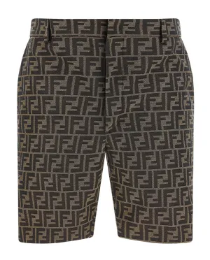 Fendi FF Motif Bermuda Shorts
