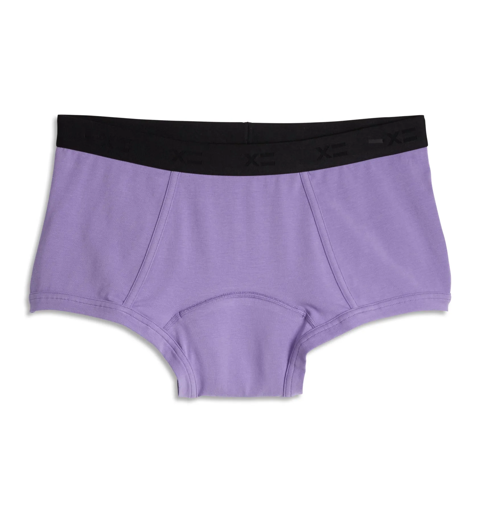 First Line Period Boy Shorts - Power Purple