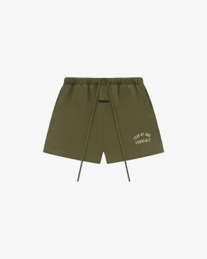 Fleece Soccer Short Military