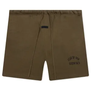 Fleece Soccer Short - Olive