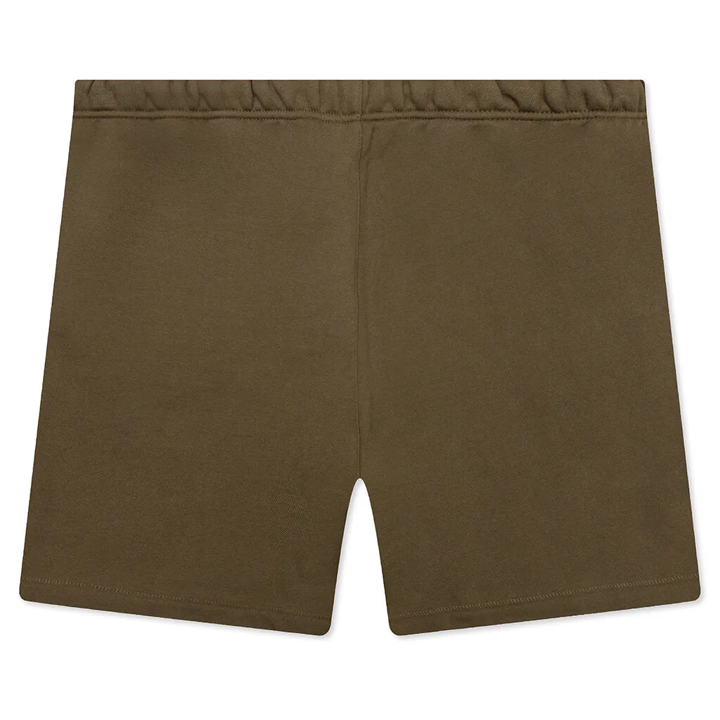 Fleece Soccer Short - Olive