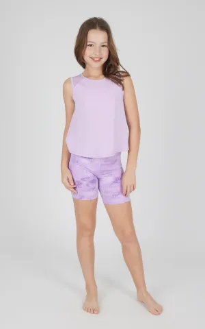 Girls 2 PC Lux Tank   Bike Short Set