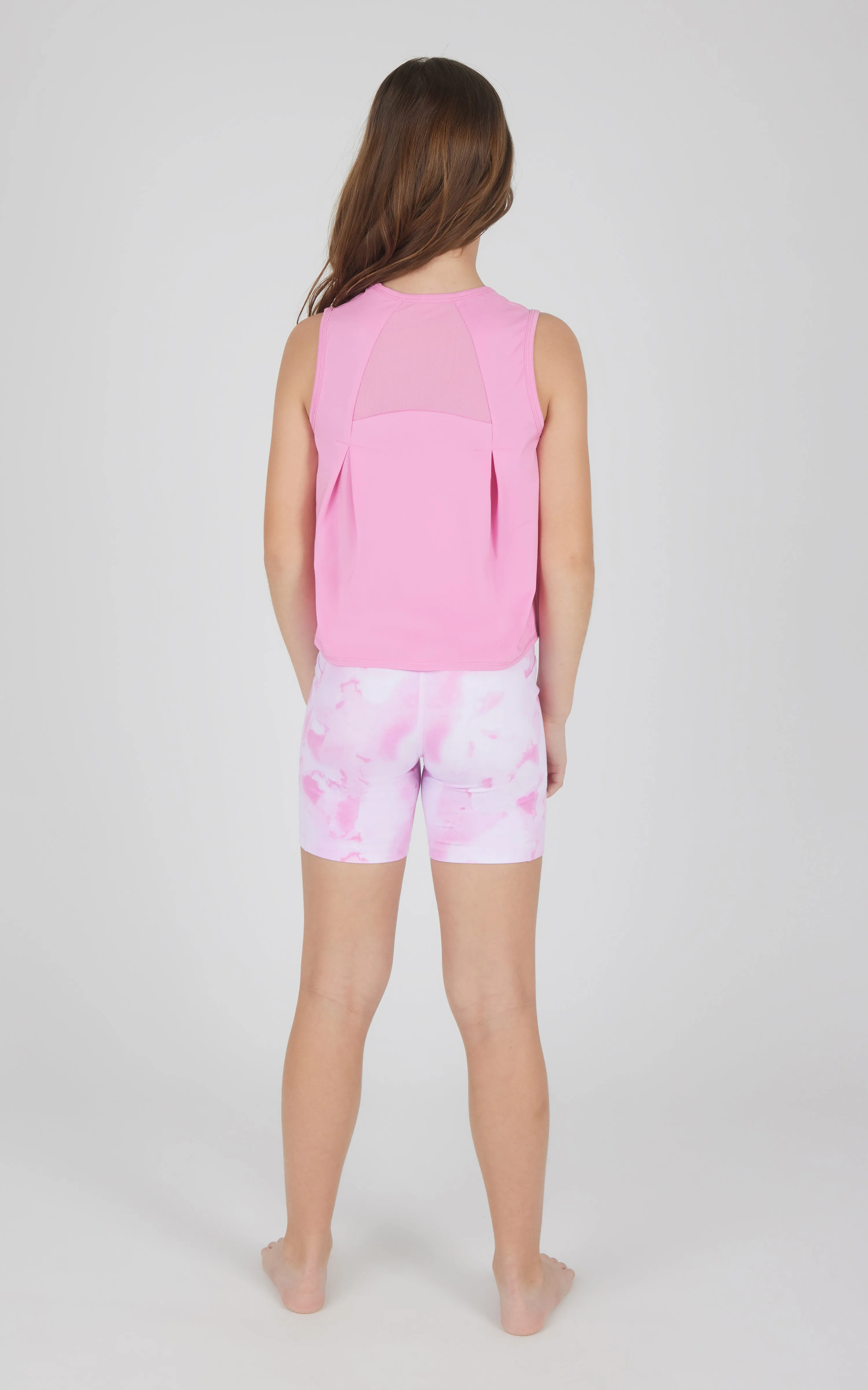 Girls 2 PC Lux Tank   Bike Short Set