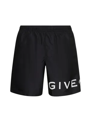 Givenchy Logo Printed Swim Shorts