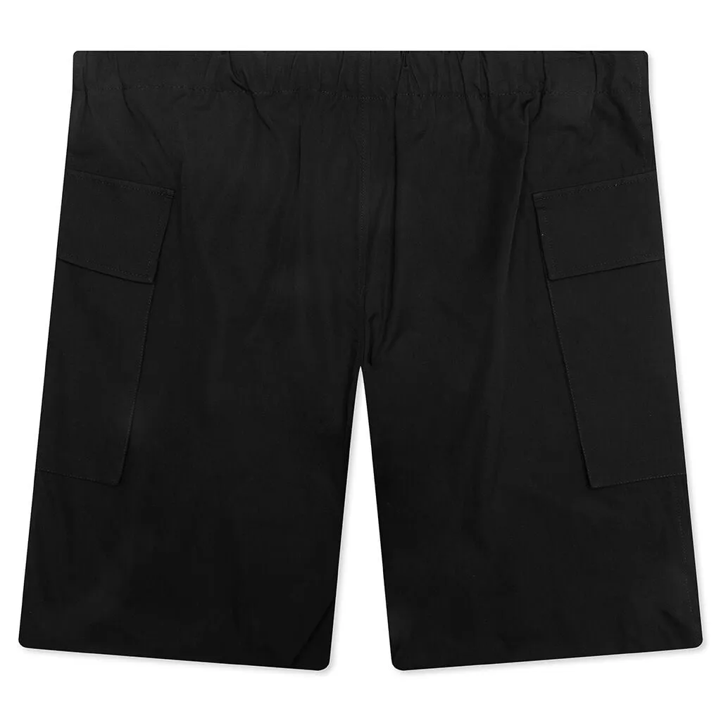 Glass Finish Cotton Poplin 94 Shorts - Black