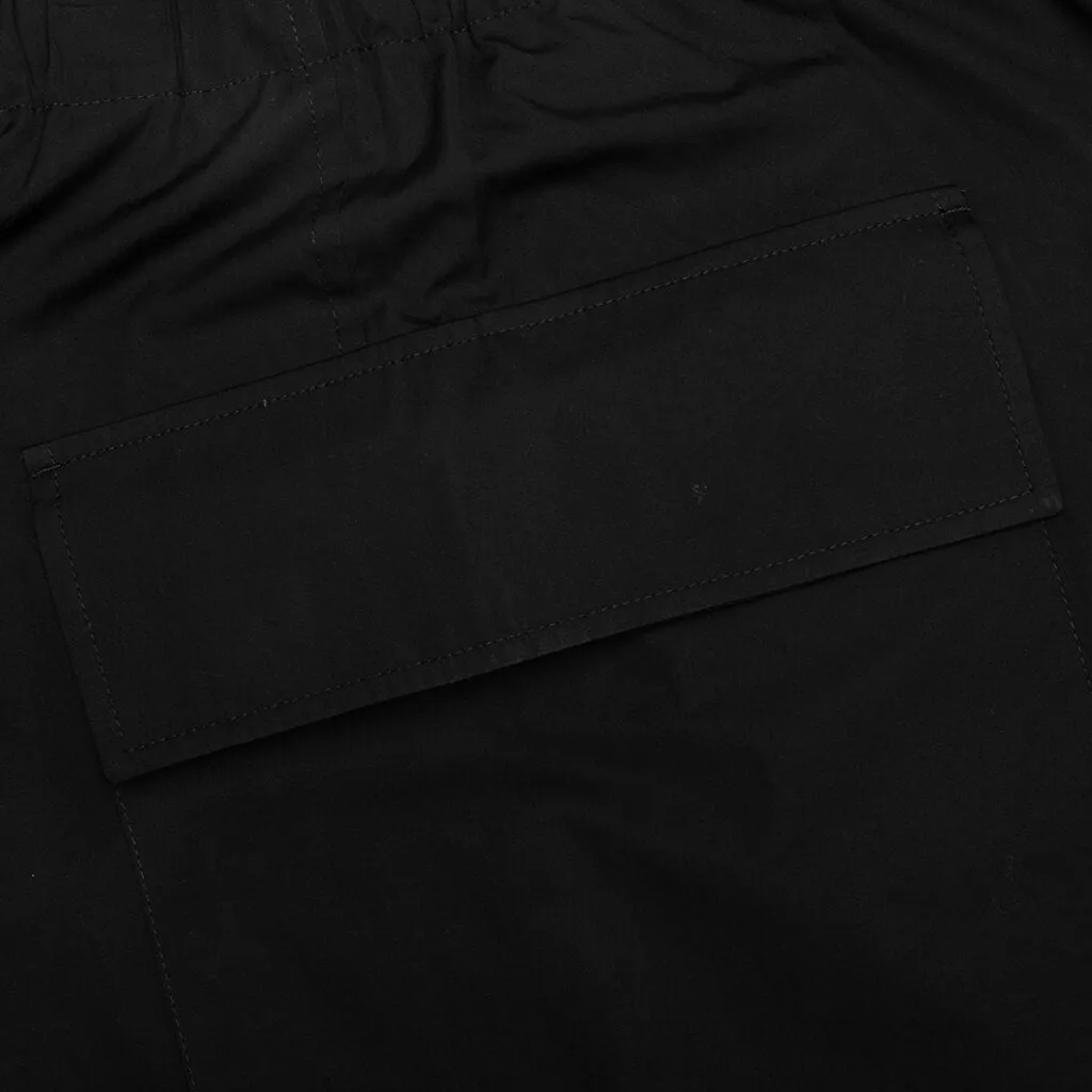 Glass Finish Cotton Poplin 94 Shorts - Black