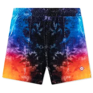 Gradient Towelling Shorts - Tie Dye