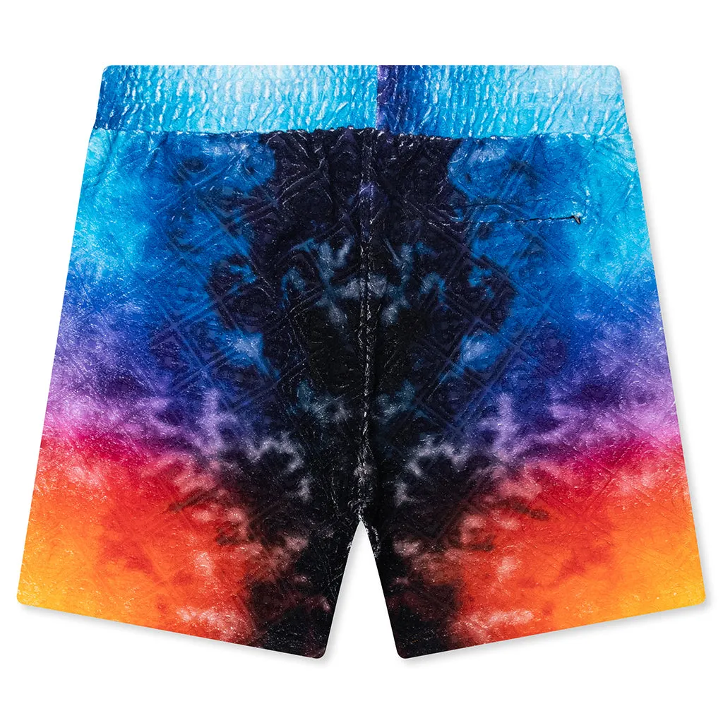 Gradient Towelling Shorts - Tie Dye