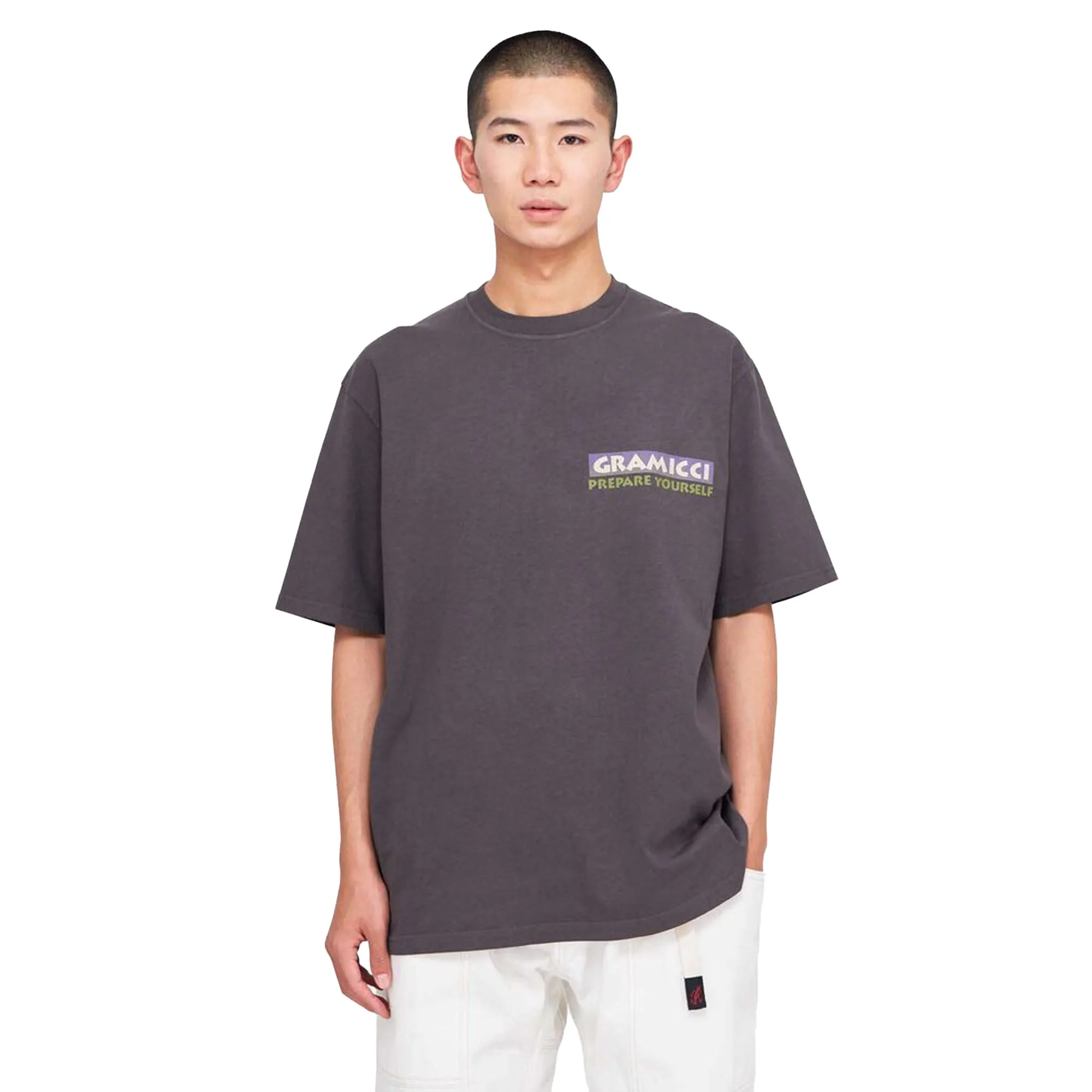 Gramicci Prepare Yourself Zen Tee Pigment Dyed Pavement G5SU-T014-D