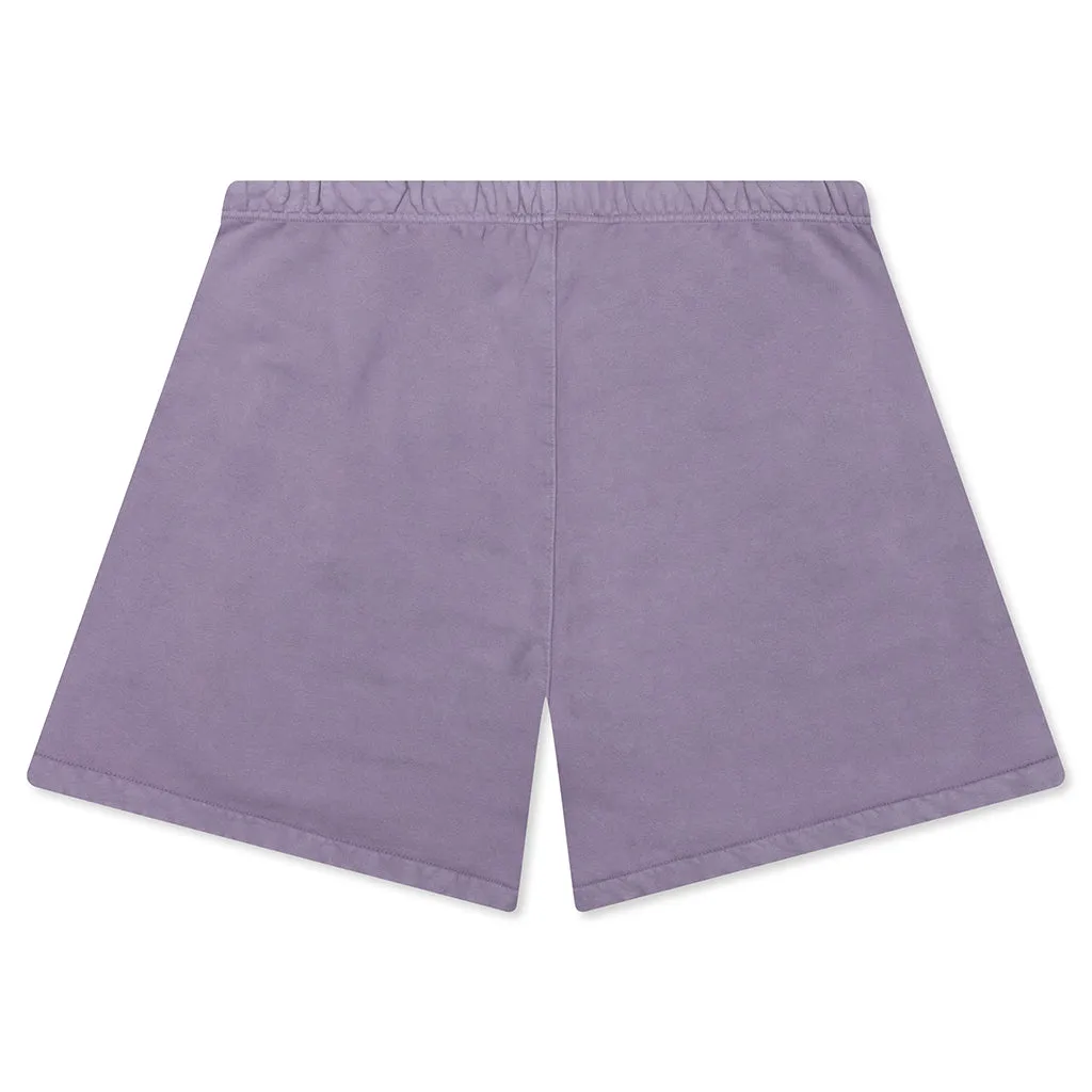 Heavy Fleece Soccer Short - Lavender