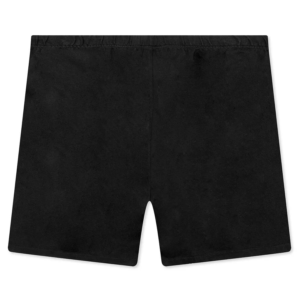 Heavy Jersey Soccer Short - Black