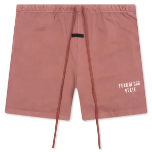 Heavy Jersey Soccer Short - Crimson
