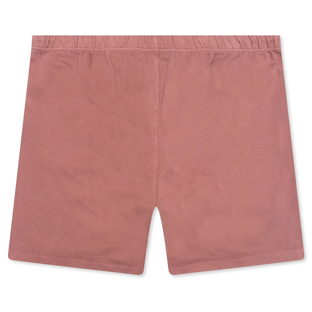 Heavy Jersey Soccer Short - Crimson