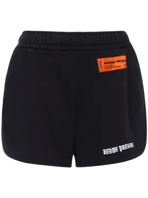 Heron Preston Logo-Patch Jogging Shorts