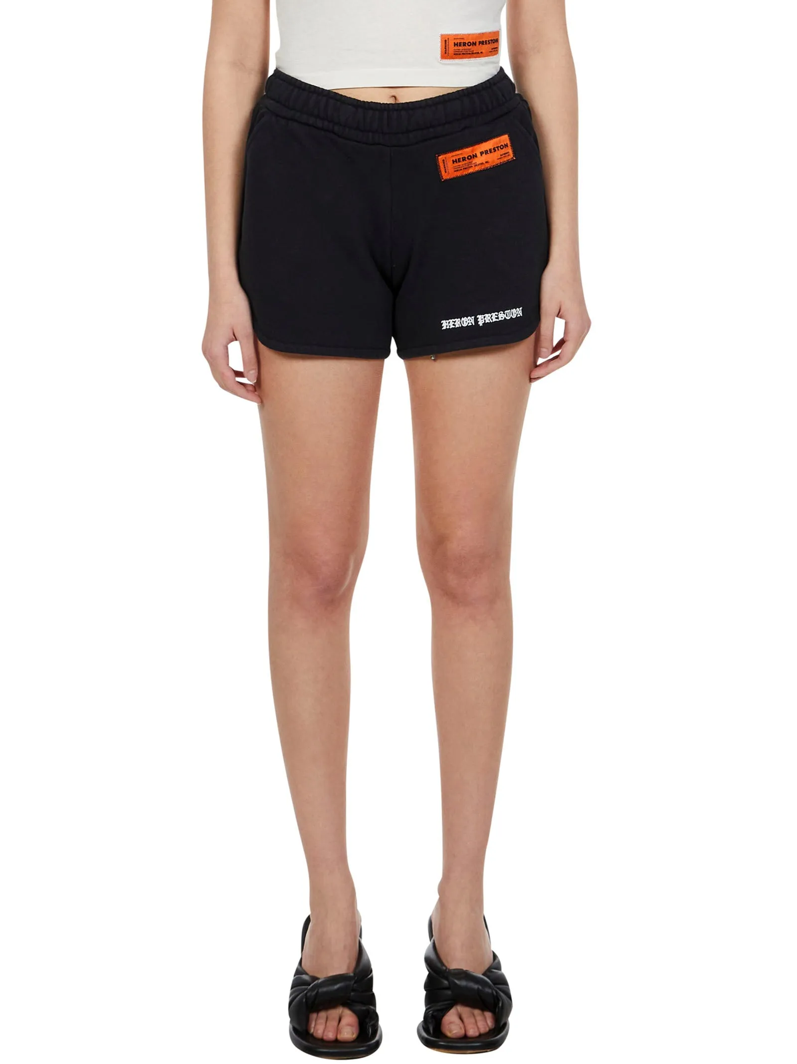 Heron Preston Logo-Patch Jogging Shorts