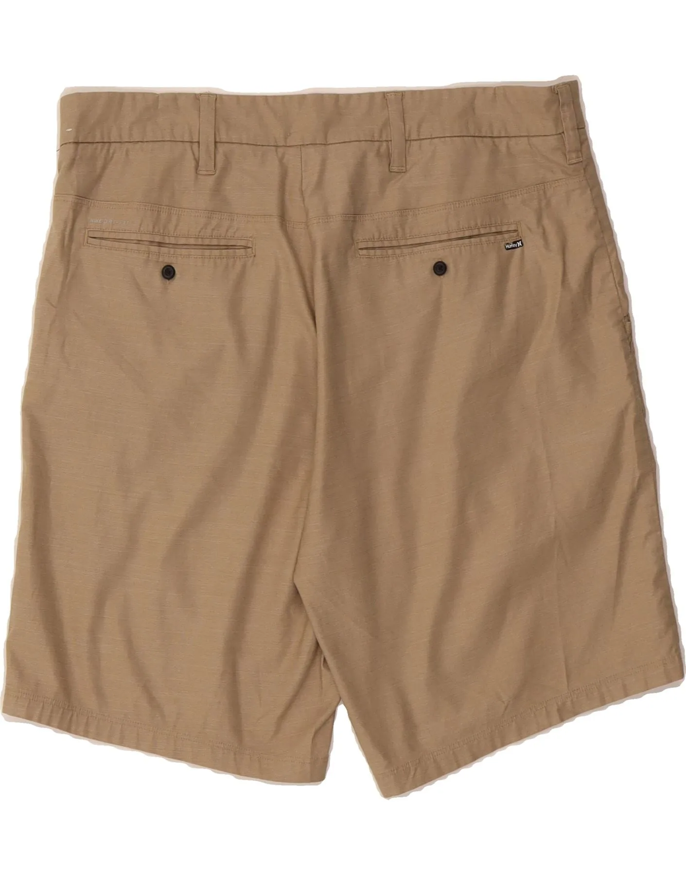 HURLEY Mens Chino Shorts W34 Large  Brown Cotton