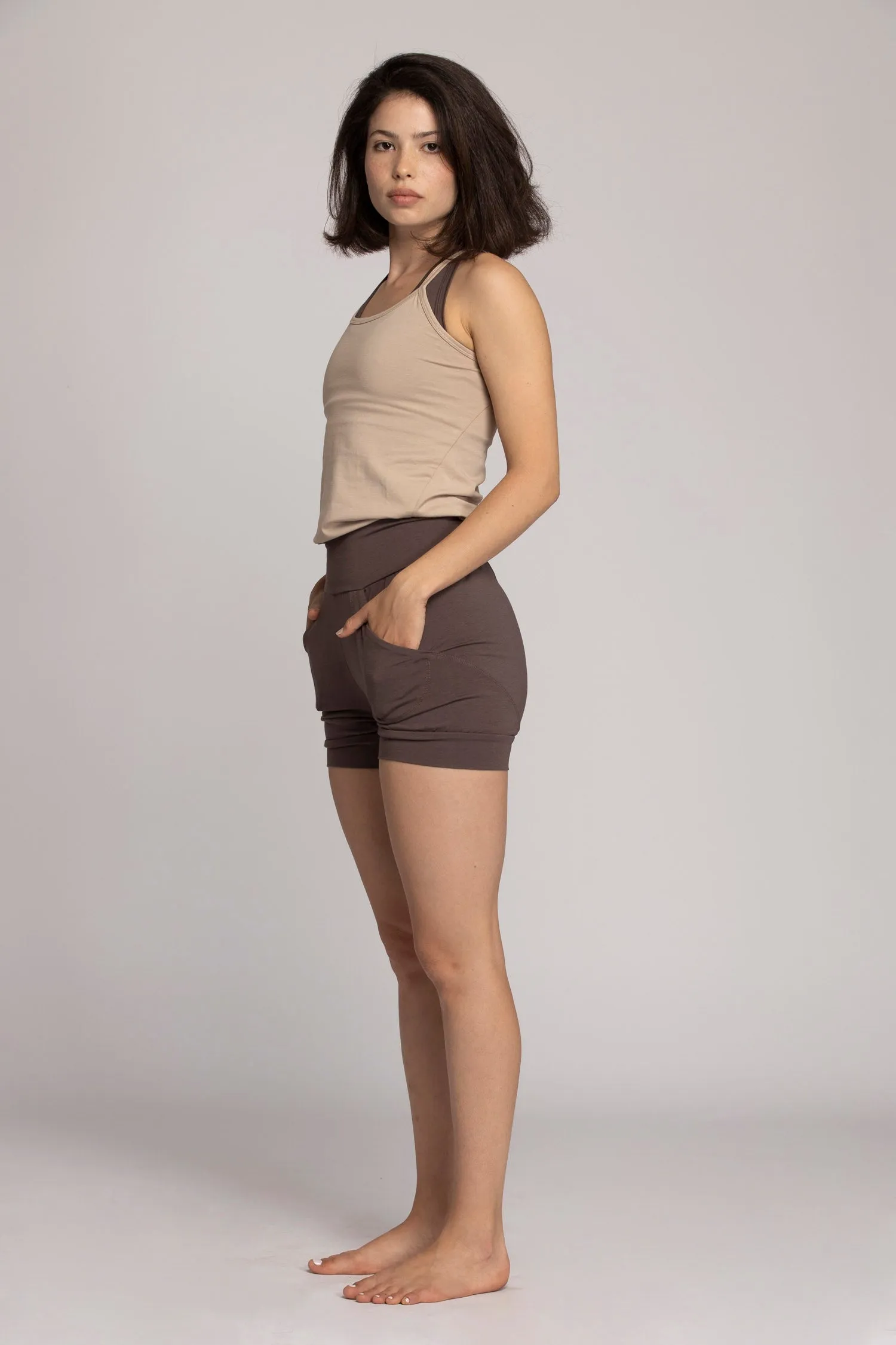 I’mPerfect Slouchy Yoga Shorts 50%off