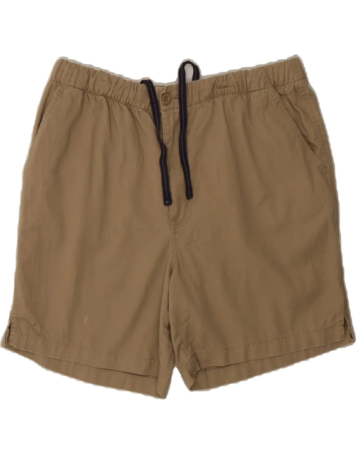 IZOD Mens Chino Shorts Large W34  Beige Cotton