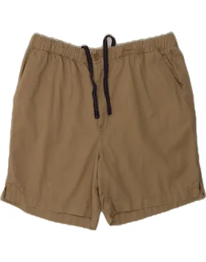 IZOD Mens Chino Shorts Large W34  Beige Cotton