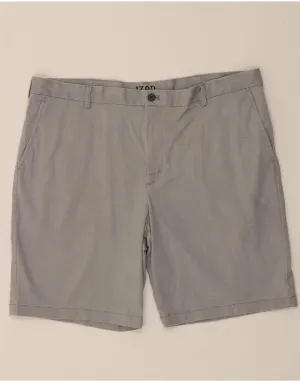 IZOD Mens Izod Chino Shorts W40 XL Grey Cotton