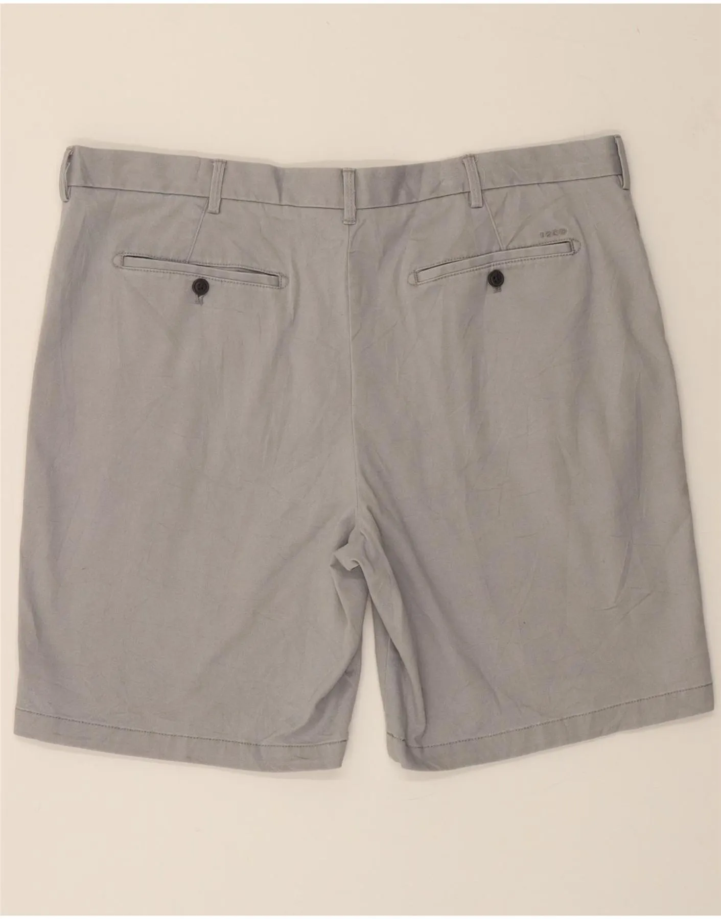 IZOD Mens Izod Chino Shorts W40 XL Grey Cotton
