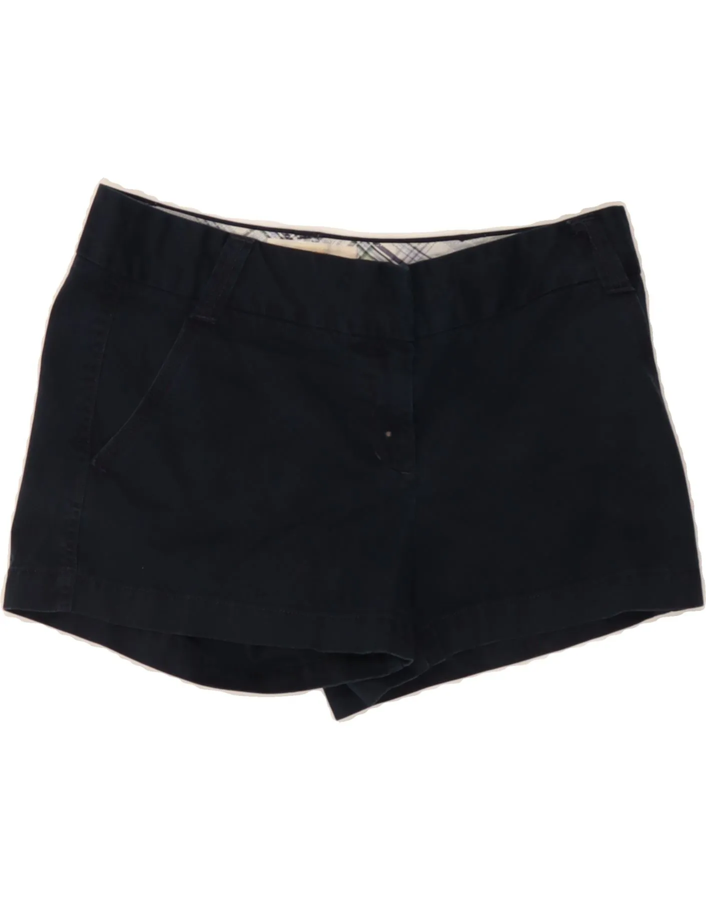 J. CREW Womens City Fit Chino Shorts US 8 Medium W30 Navy Blue Cotton