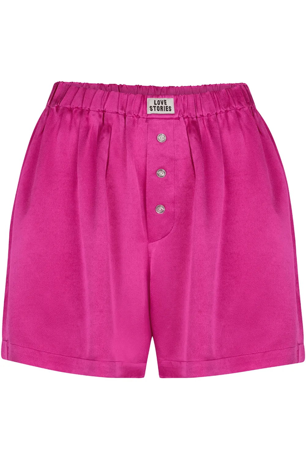 James Satin Boxer-style Shorts, Size L (UK 12)