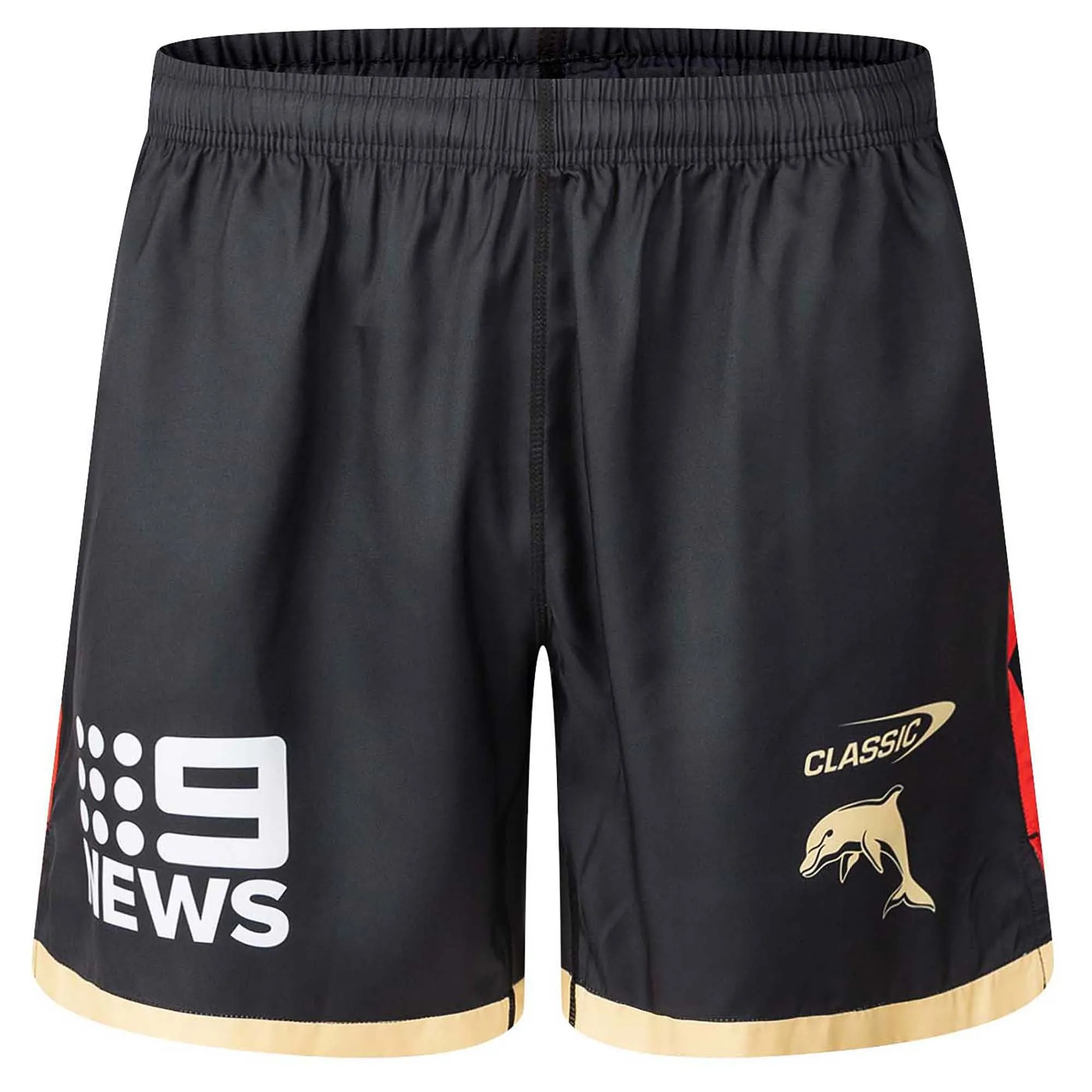 Junior's NRL Redcliffe Dolphins 2025 Performance Gym Shorts