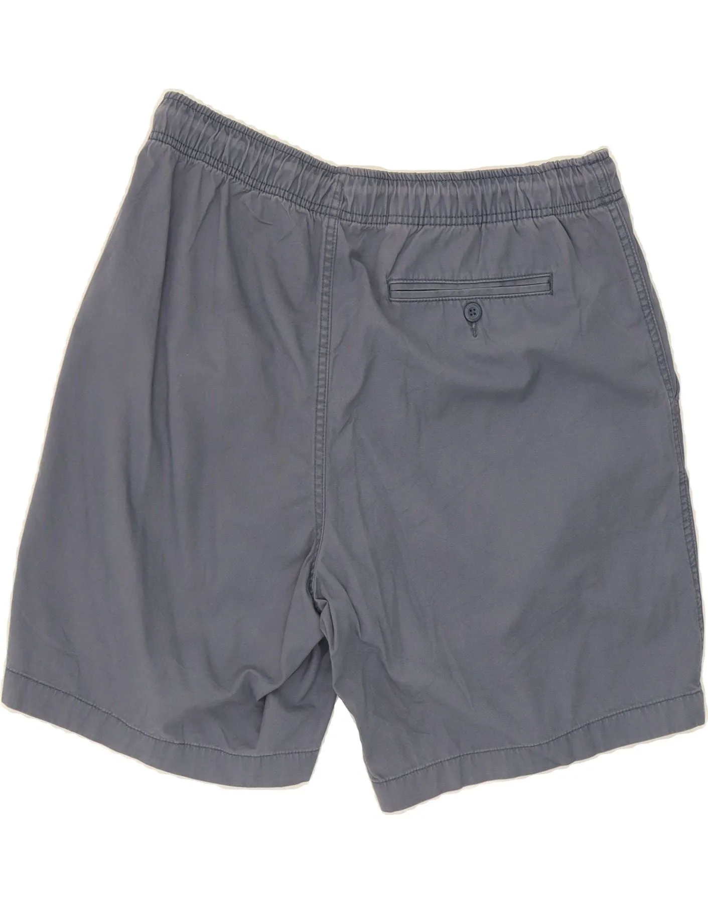L.L.BEAN Mens Chino Shorts Large W34  Blue Cotton