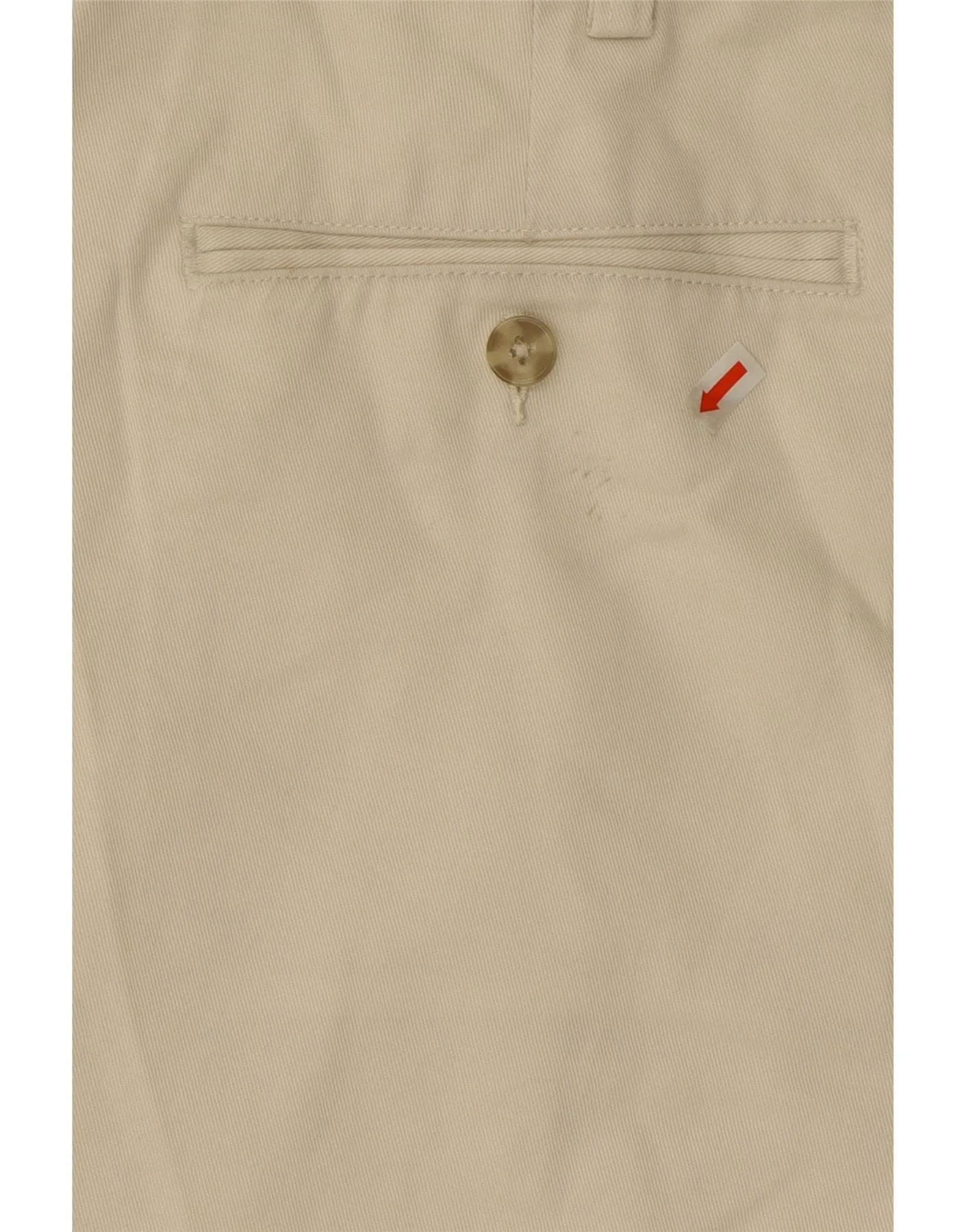 L.L.BEAN Mens Chino Shorts W40 XL Beige Cotton
