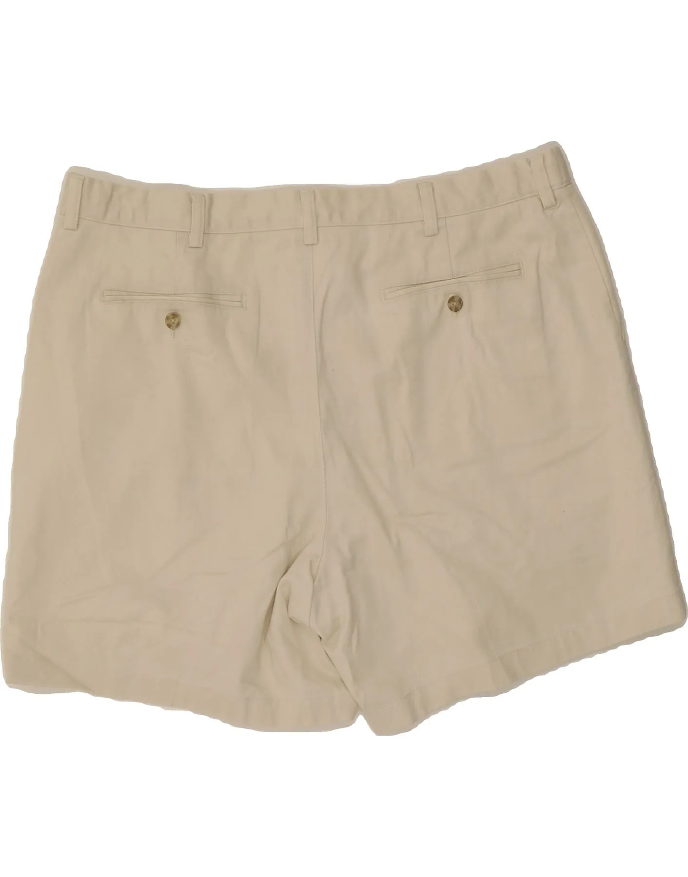 L.L.BEAN Mens Chino Shorts W40 XL Beige Cotton