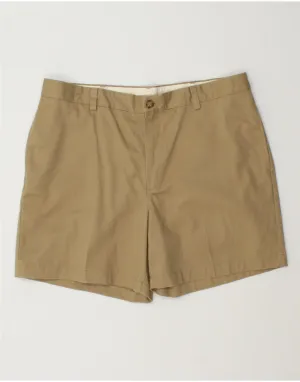 L.L.BEAN Mens Classic Fit Chino Shorts W37 Large  Beige Cotton
