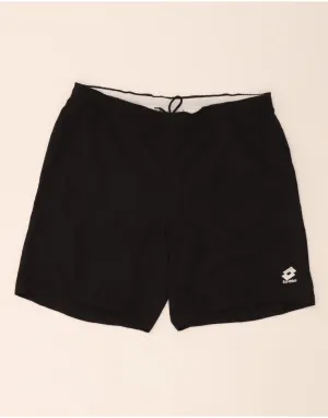 LOTTO Mens Sport Shorts XL  Black Polyester