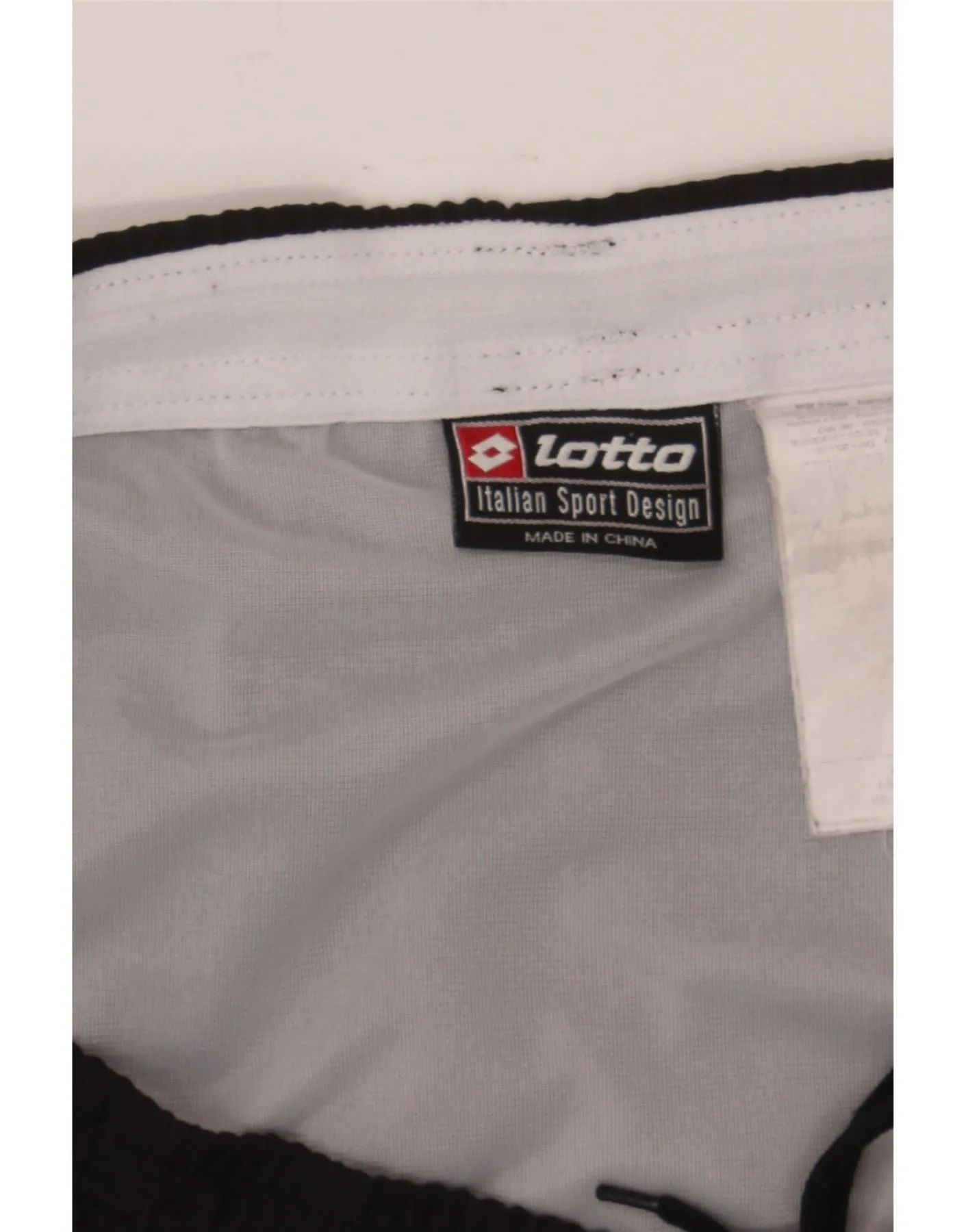 LOTTO Mens Sport Shorts XL  Black Polyester