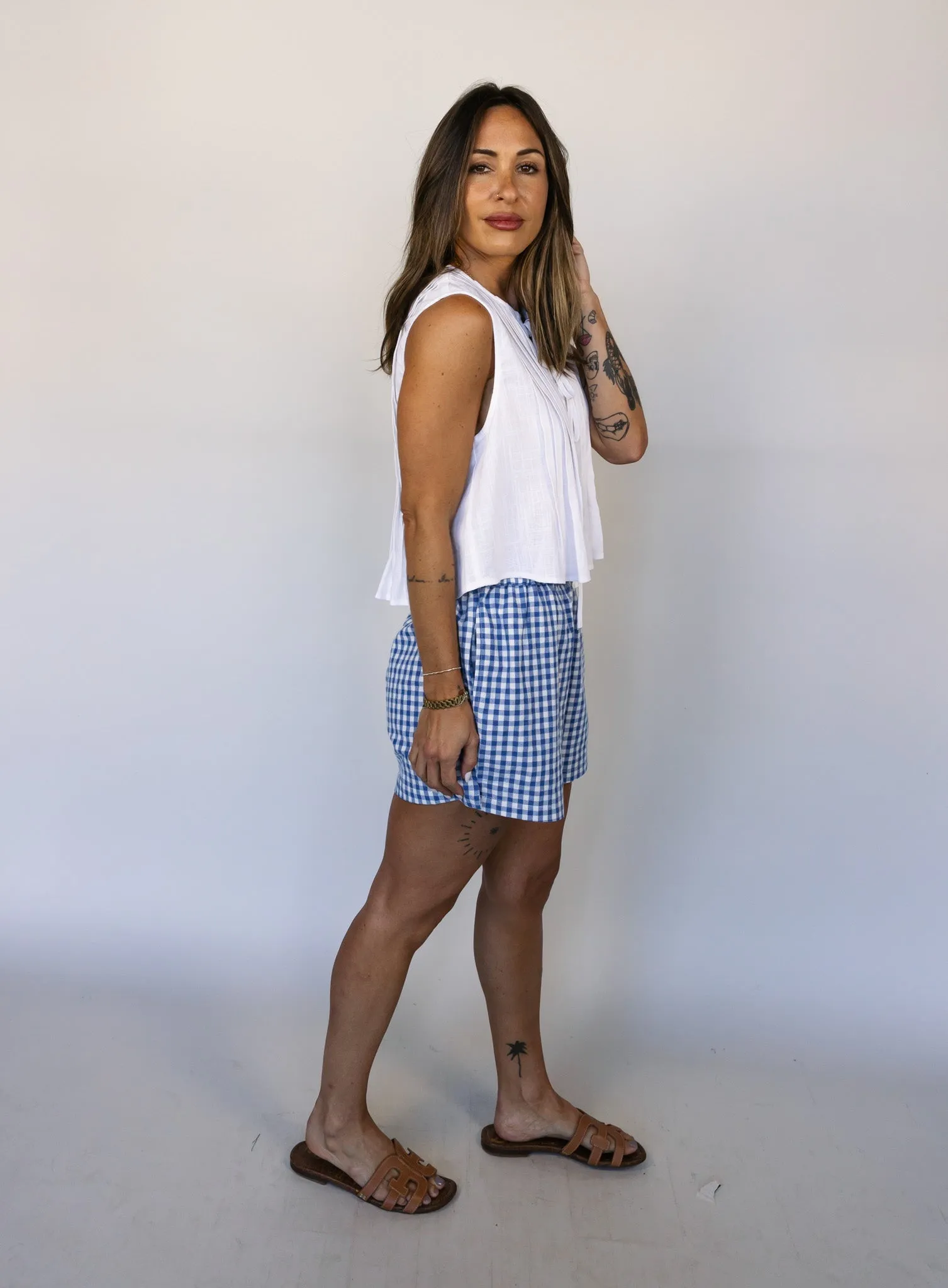Mila Gingham Shorts - Final Sale