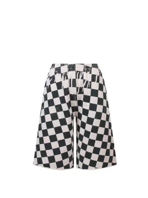 MM6 Maison Margiela Check Printed Bermuda Shorts