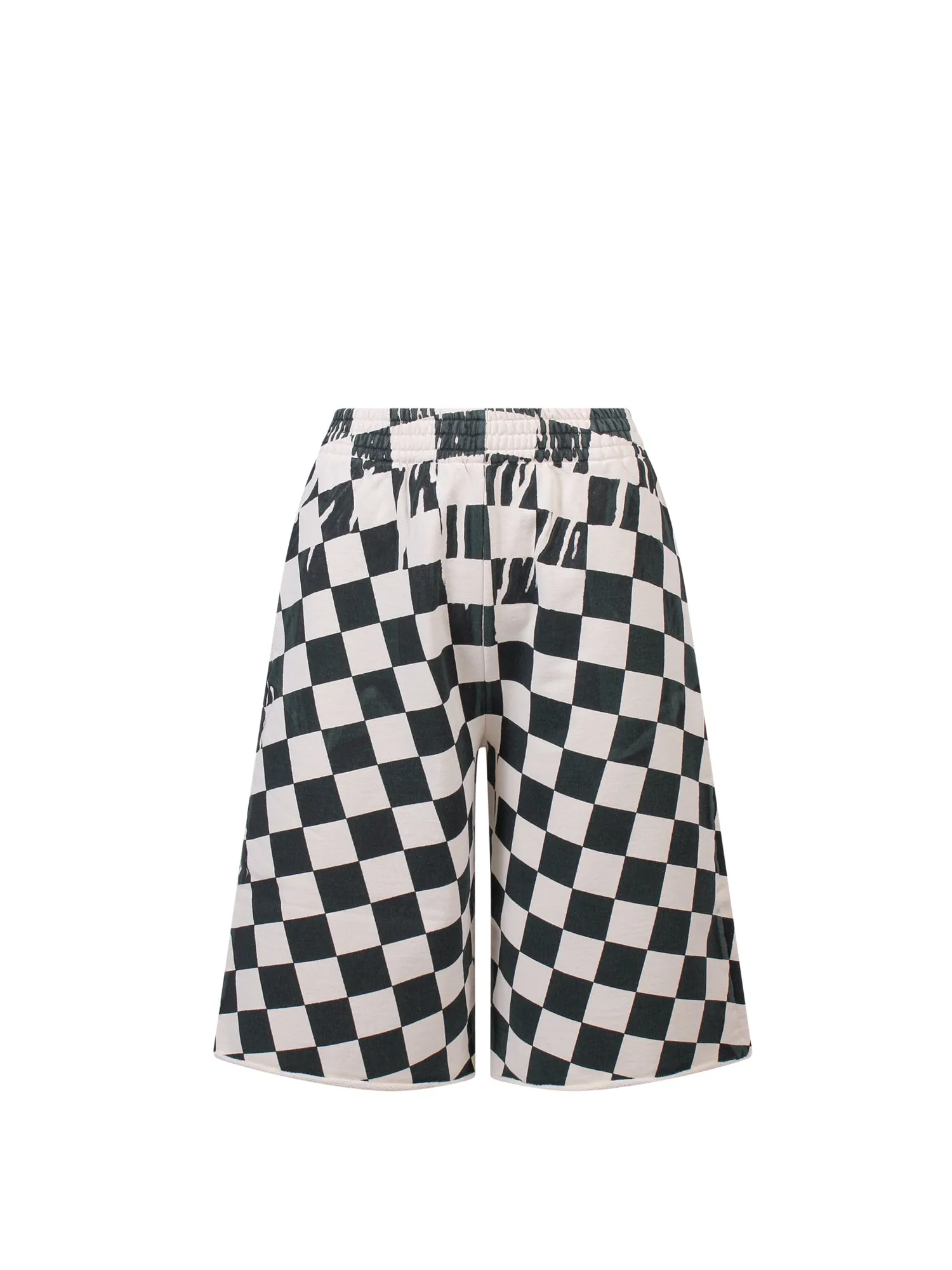 MM6 Maison Margiela Check Printed Bermuda Shorts