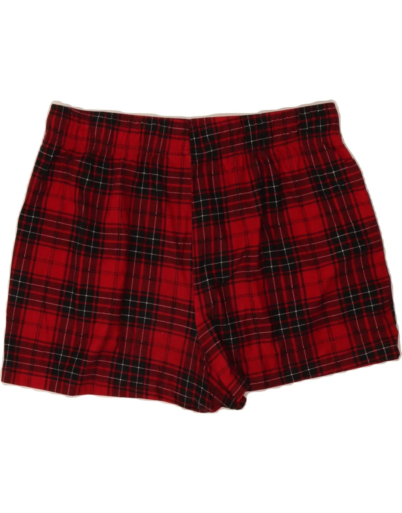 NAUTICA Womens Sport Shorts Large  Red Check Polyester
