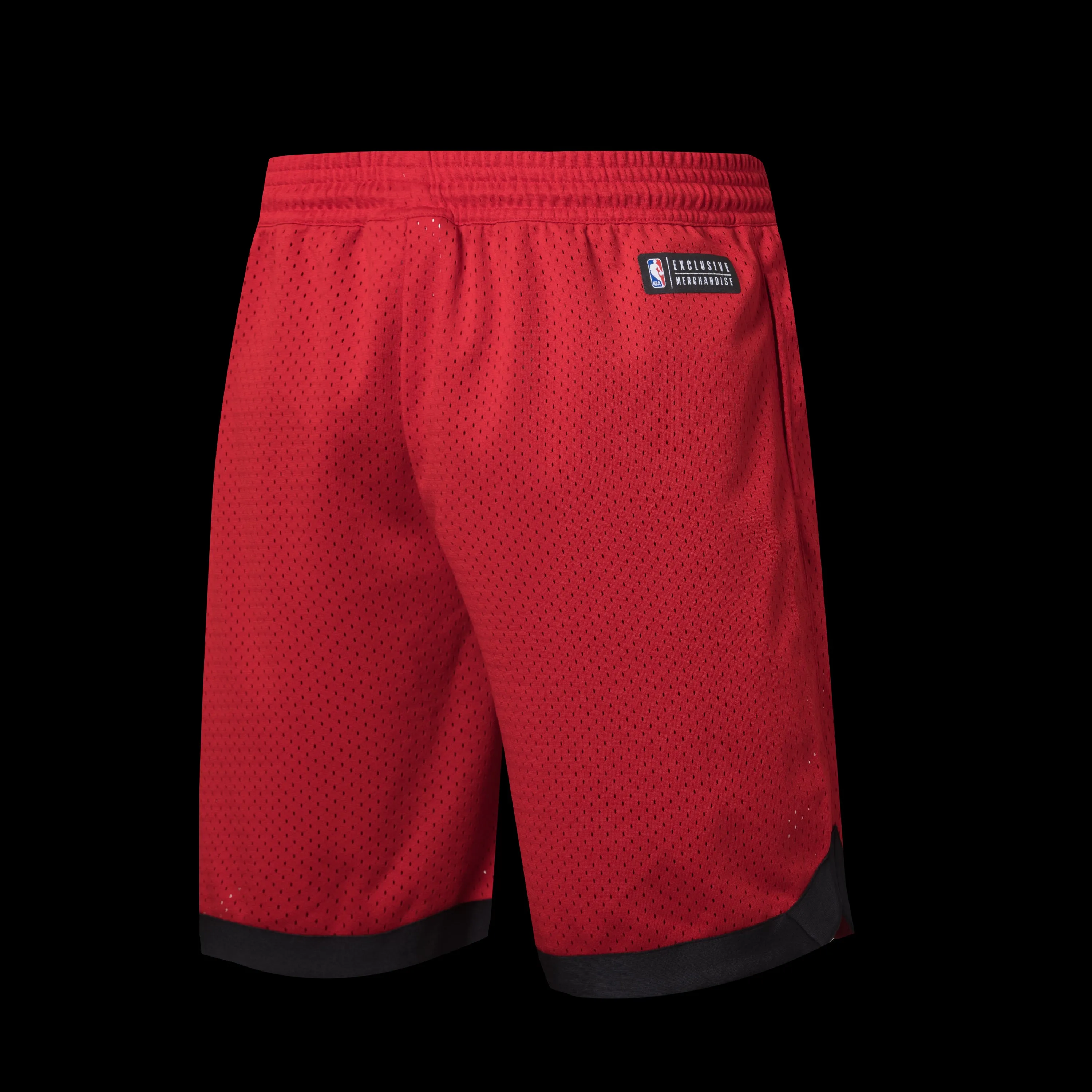 NBA Front Arch Print Regular Fit Mesh Short - Chicago Bulls