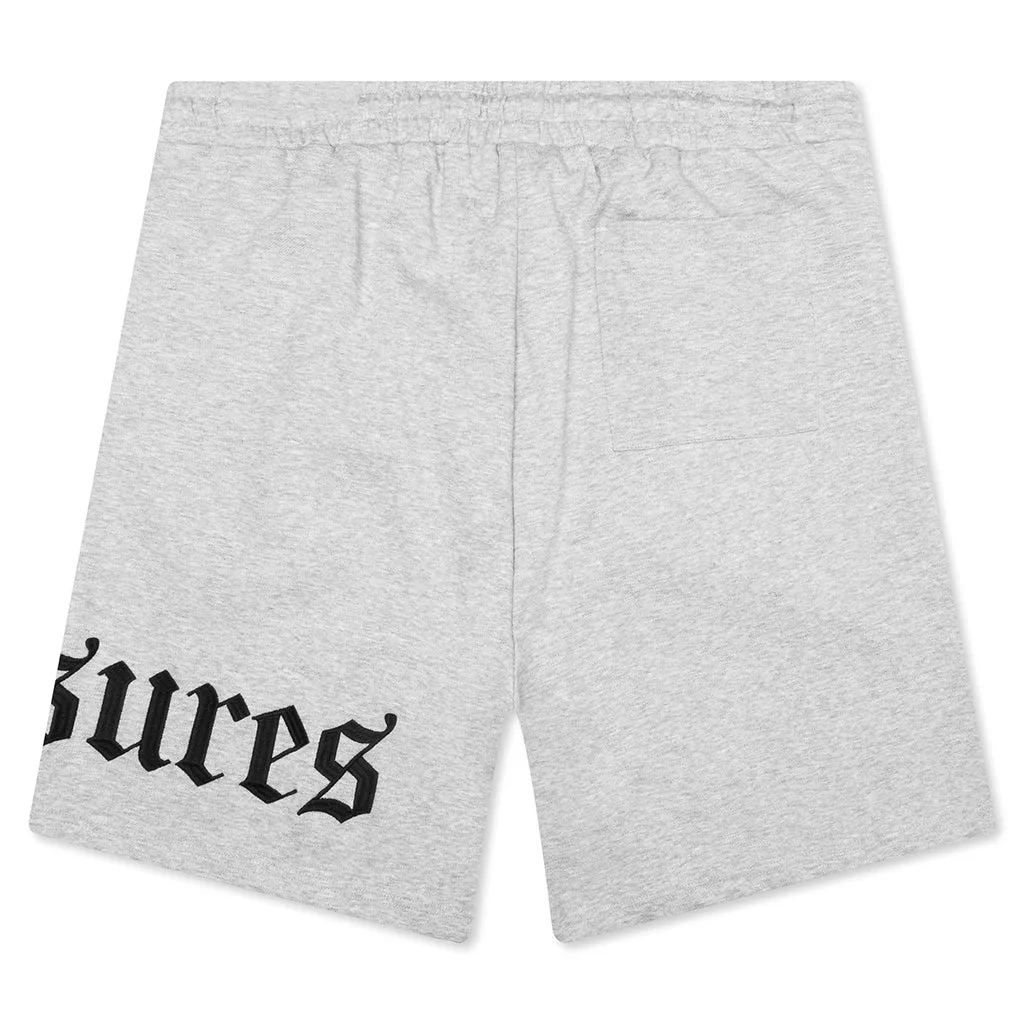 OE Wide Shorts - Grey Melange