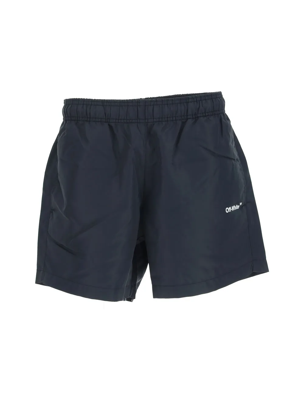 Off-White Logo Printed Swim Shorts