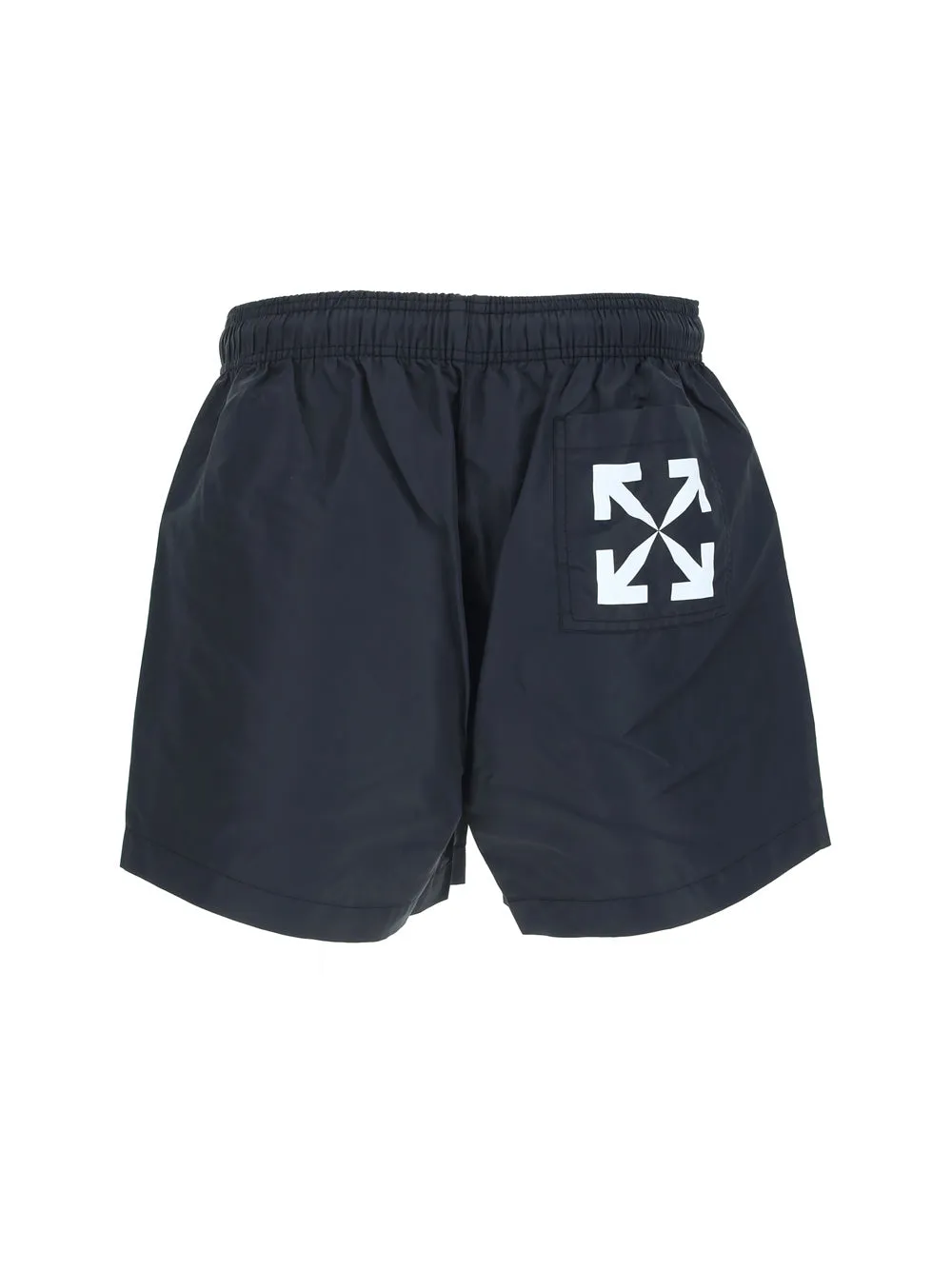 Off-White Logo Printed Swim Shorts