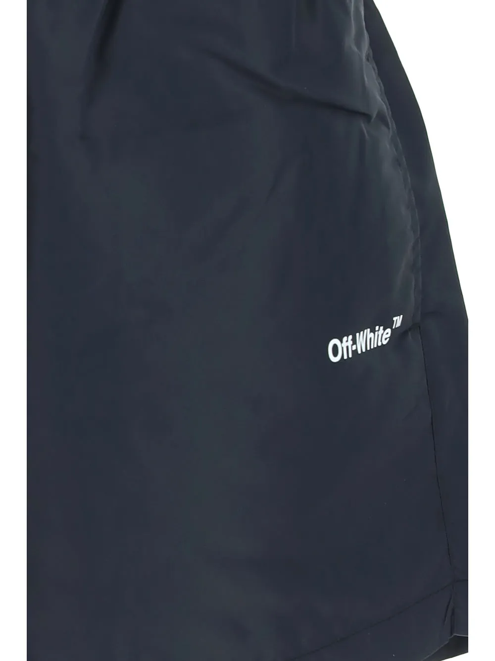 Off-White Logo Printed Swim Shorts