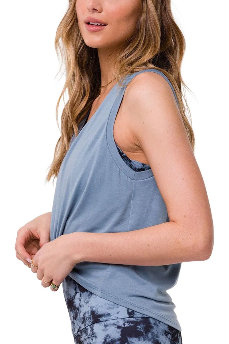 Onzie Flow Knot Tee V Neck 3774