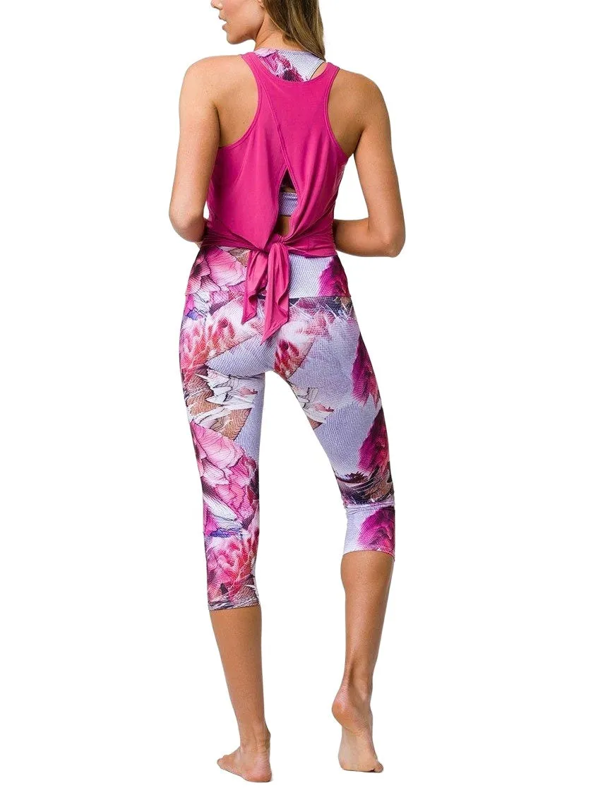 Onzie Hot Yoga 3109 Tie Back Tank One Size